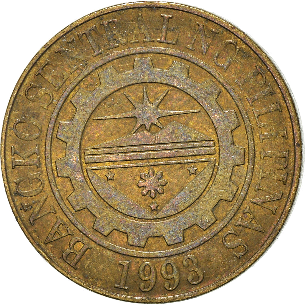 Munten, Fillipijnen, 25 Sentimos, 1993