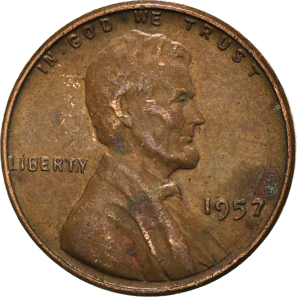 Monnaie, États-Unis, Cent, 1957