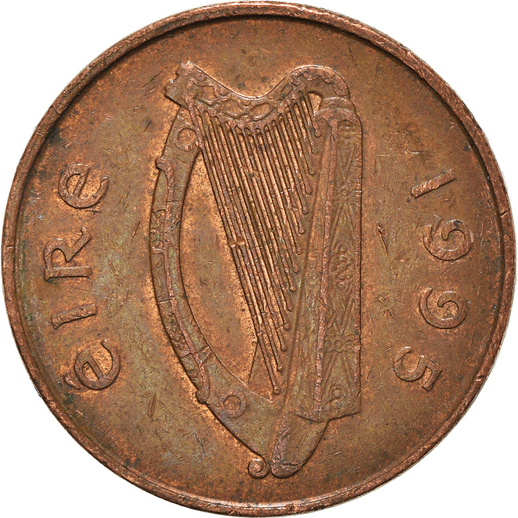 Moeda, REPÚBLICA DA IRLANDA, 2 Pence, 1995