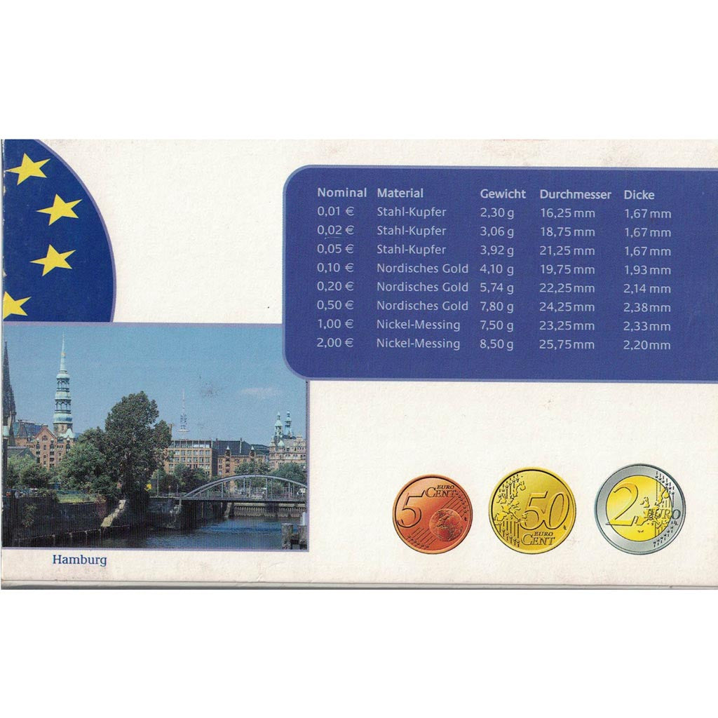 Germany, Proof Set Euro, 2005, MS(65-70)