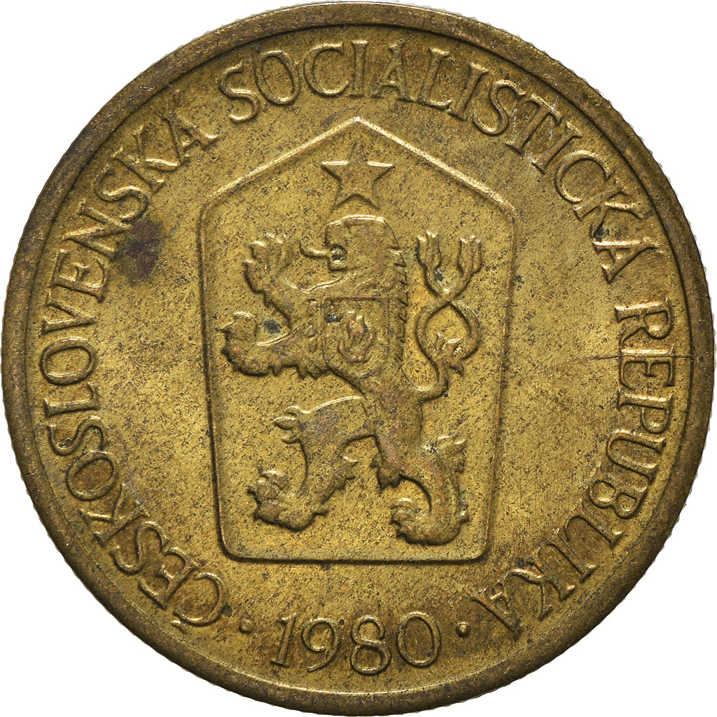 Moneda, Checoslovaquia, Koruna, 1980