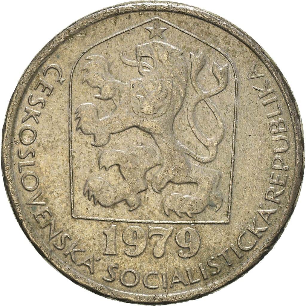 Moneda, Checoslovaquia, 50 Haleru, 1979