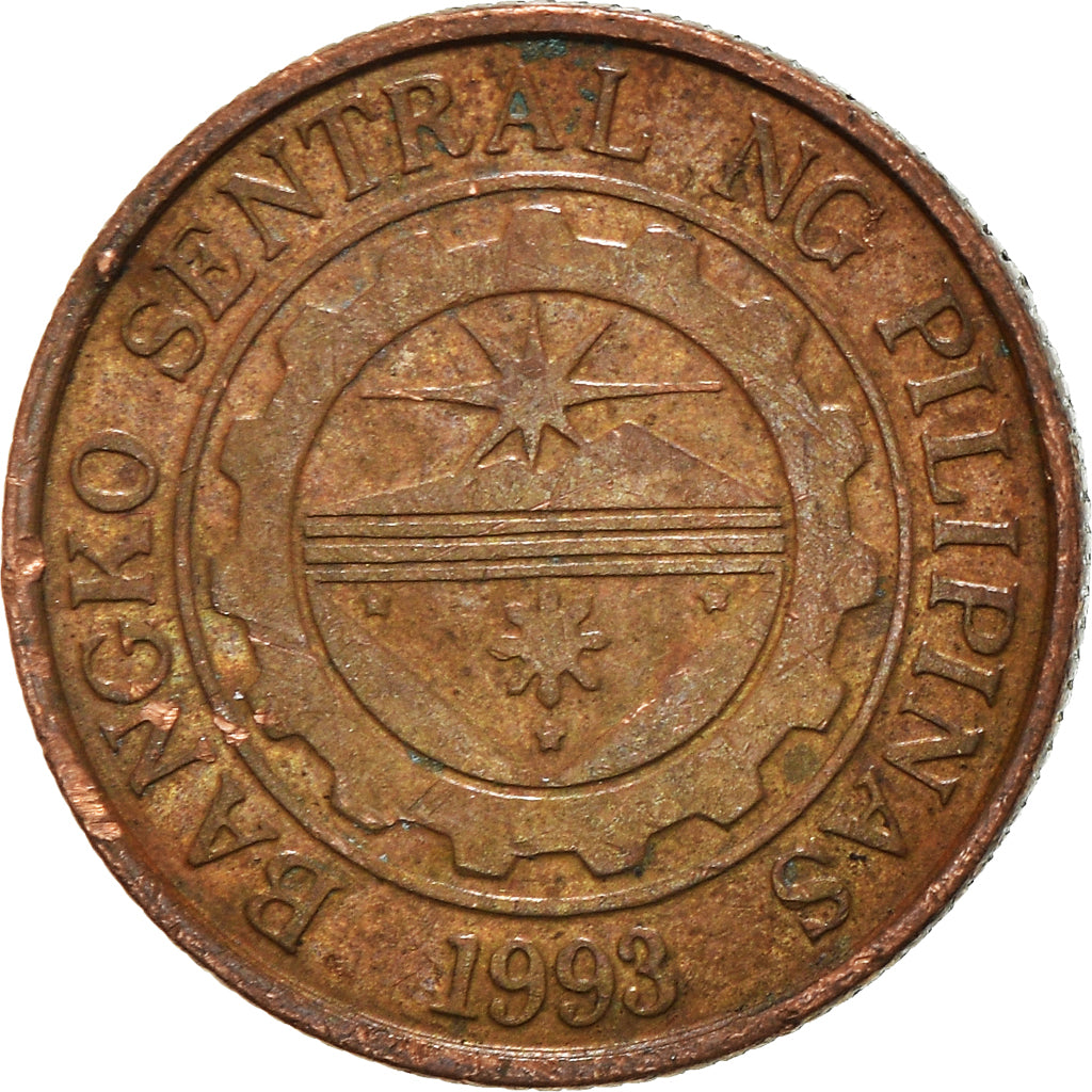 Munten, Fillipijnen, 10 Sentimos, 1993