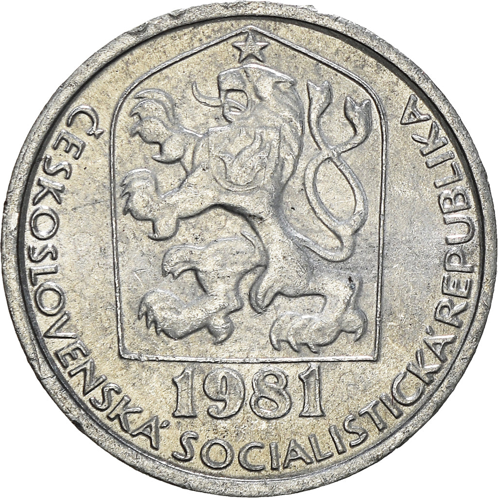 Munten, Tsjecho-Slowakije, 10 Haleru, 1981