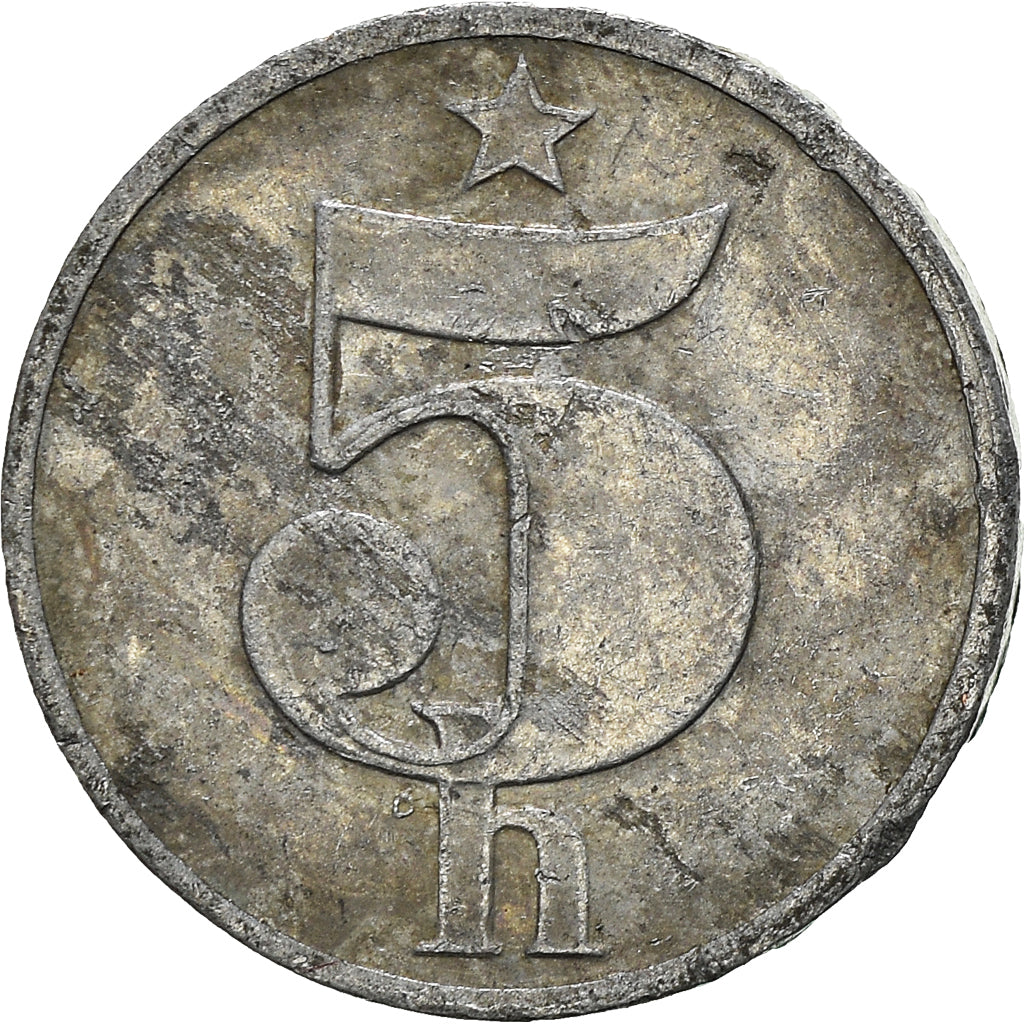 Munten, Tsjecho-Slowakije, 5 Haleru, 1978