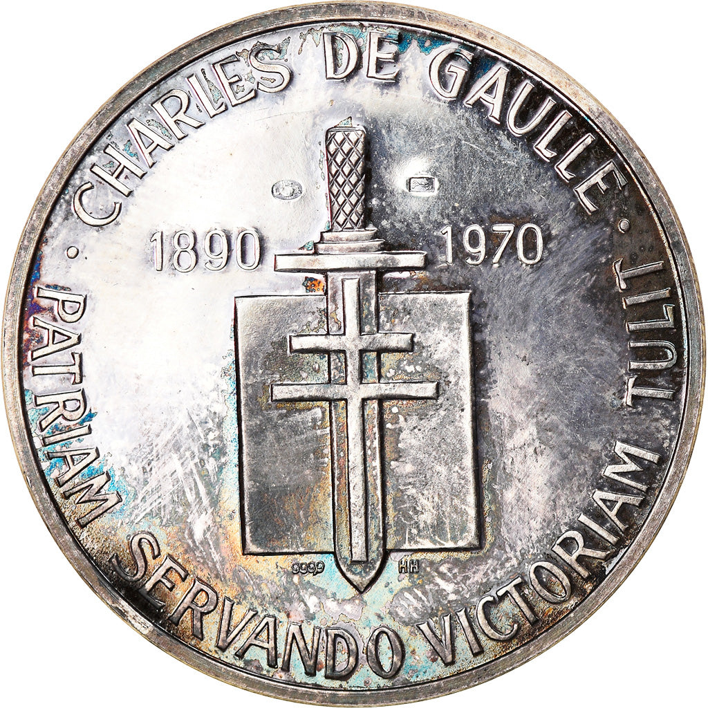 França, Medal, Charles de Gaulle, Patriam Servando Victoriam Tvlit, História