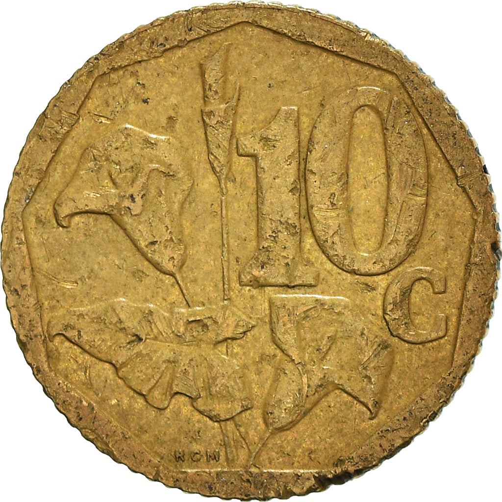 Münze, Südafrika, 10 Cents, 2003