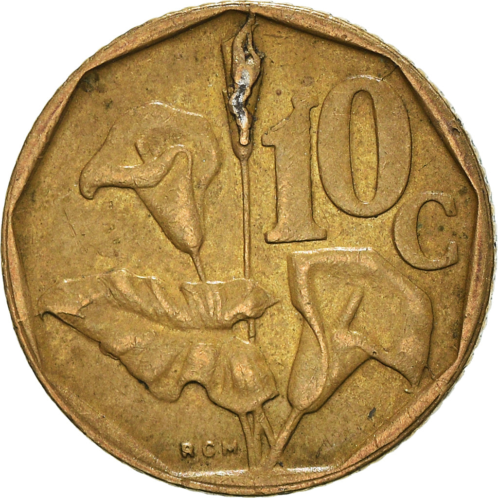 Münze, Südafrika, 10 Cents, 1995