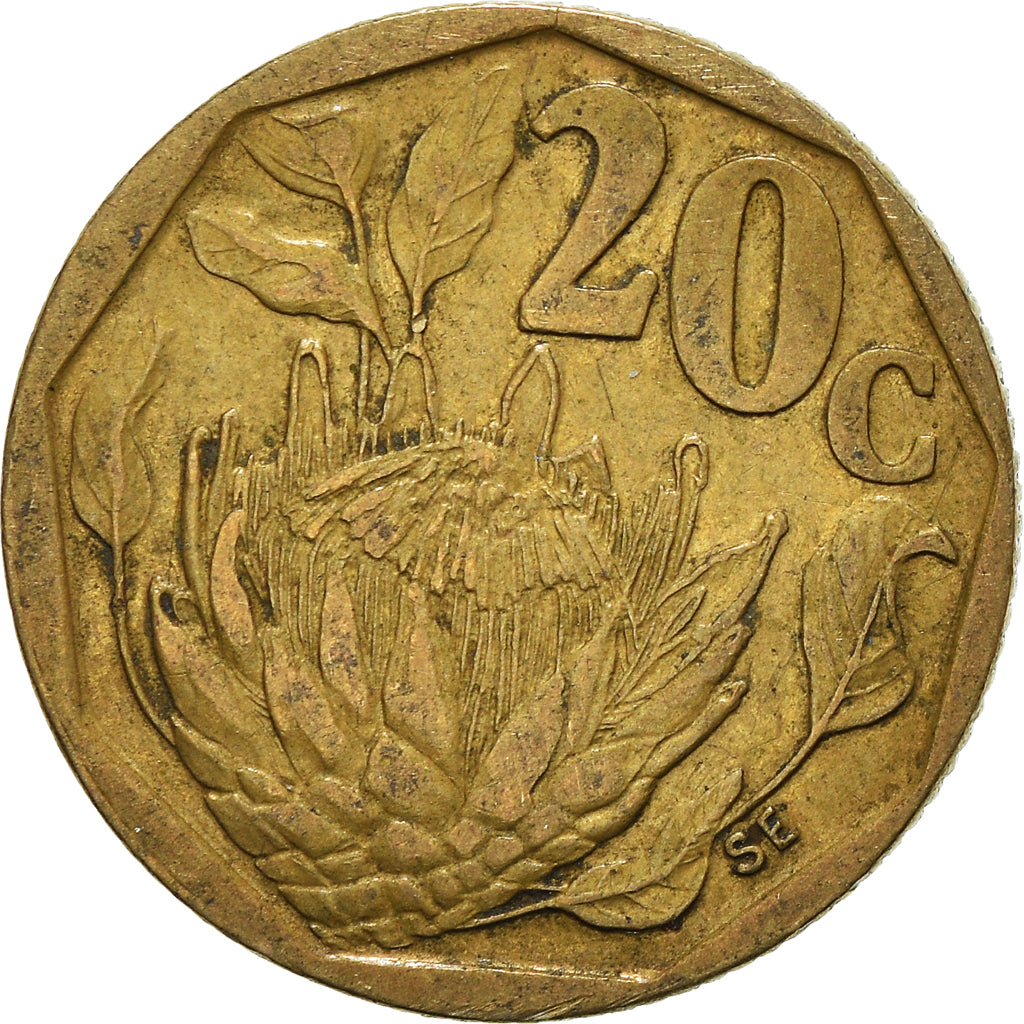 Moneta, Południowa Afryka, 20 Cents, 1994