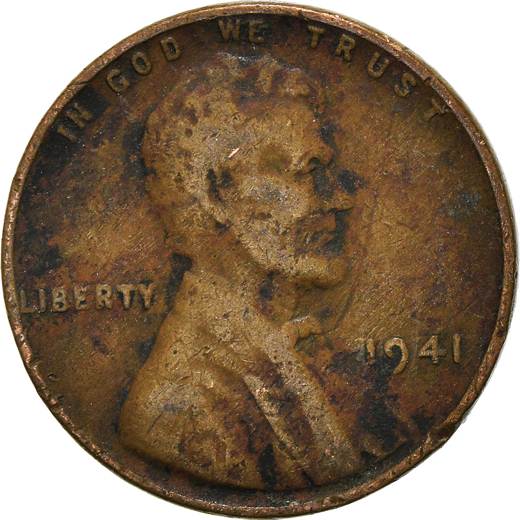 Moneta, Stati Uniti, Cent, 1941