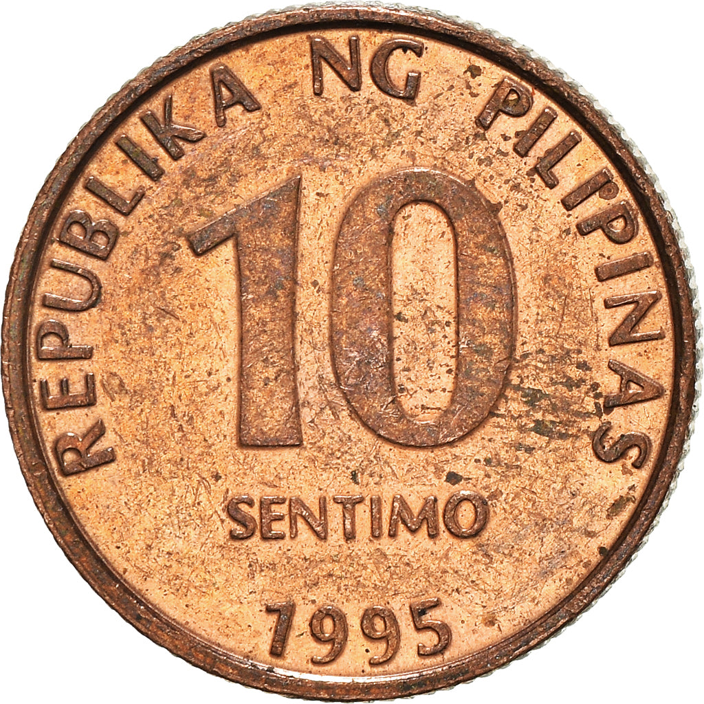 Coin, Philippines, 10 Sentimos, 1993