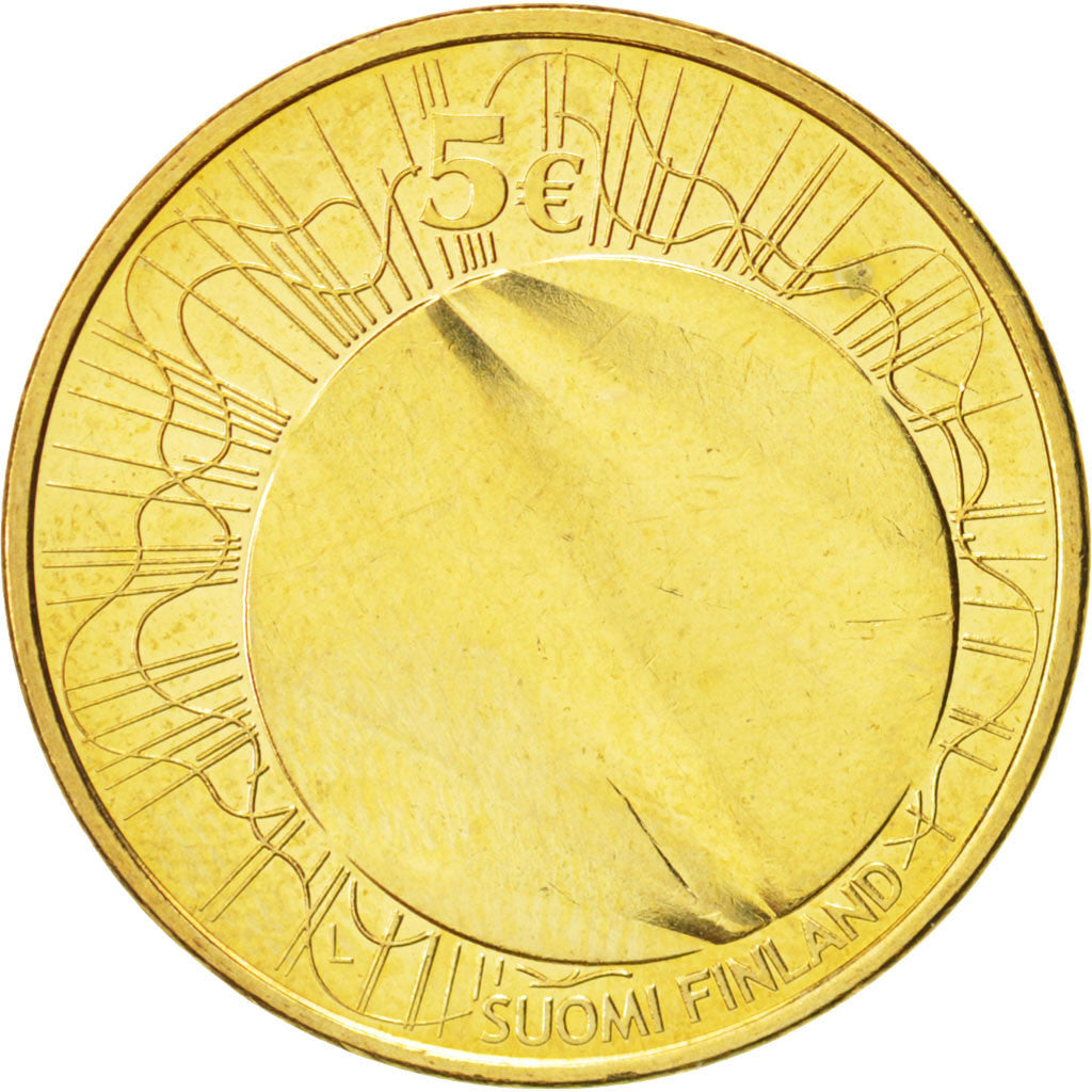 Finland, 5 Euro, 2012, MS(63), Aluminum-Bronze, KM:181