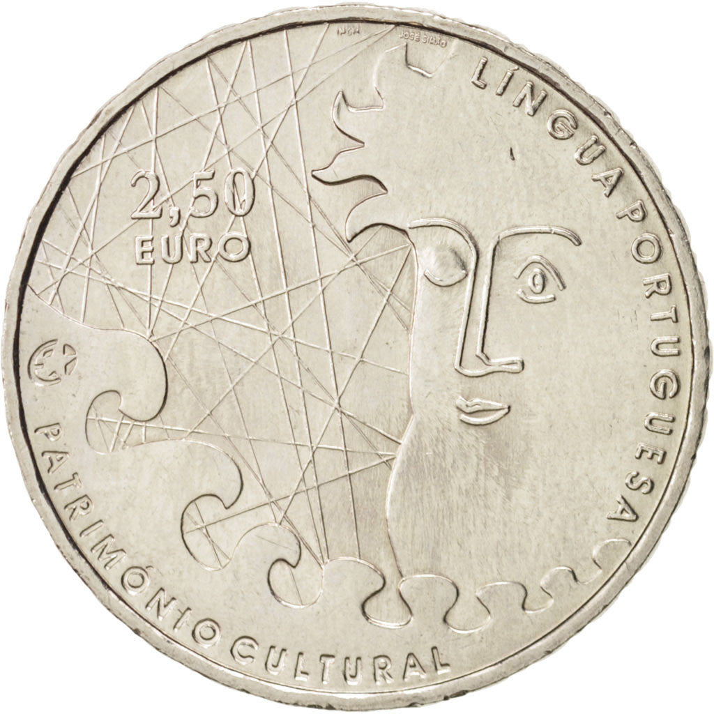 Portugal, 2-1/2 Euro, 2009, MS(63), Copper-nickel, KM:791