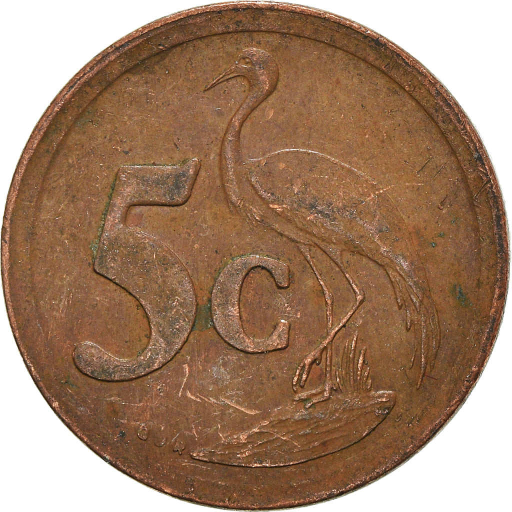 Moneta, Sudafrica, 5 Cents, 1991