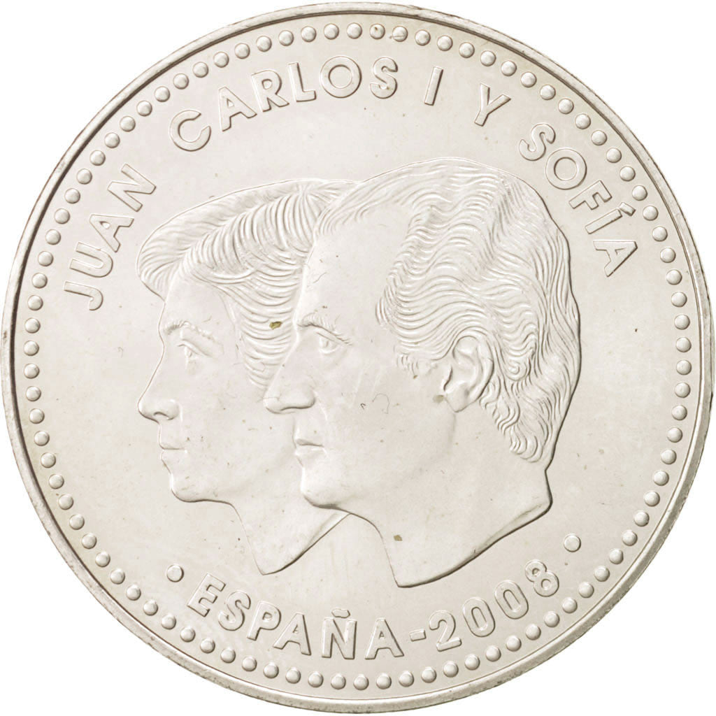 Spagna, 12 Euro, 2008, SPL, Argento, KM:1195