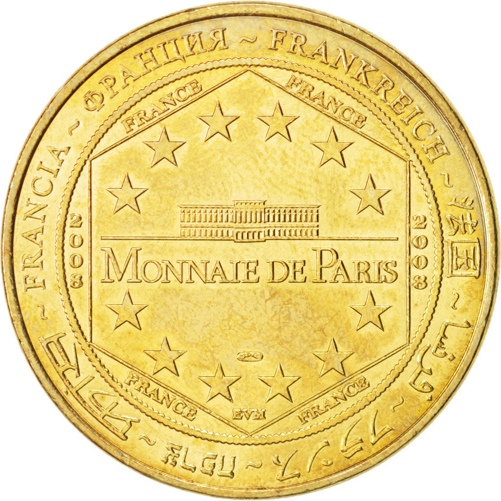 Francia, Token, Tourist Token, 2008, Monnaie de Paris, SPL