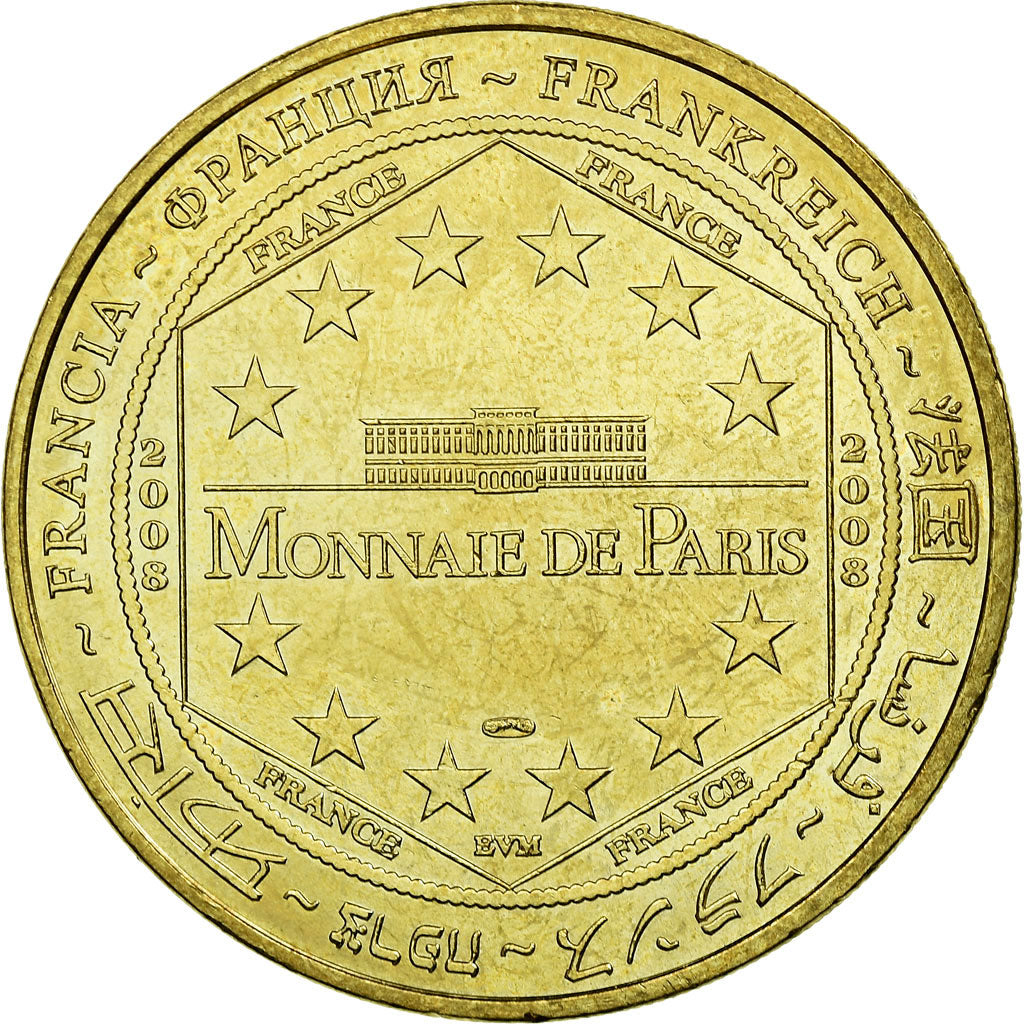 Francia, Token, Tourist Token, 2008, Monnaie de Paris, SC, Aluminio y