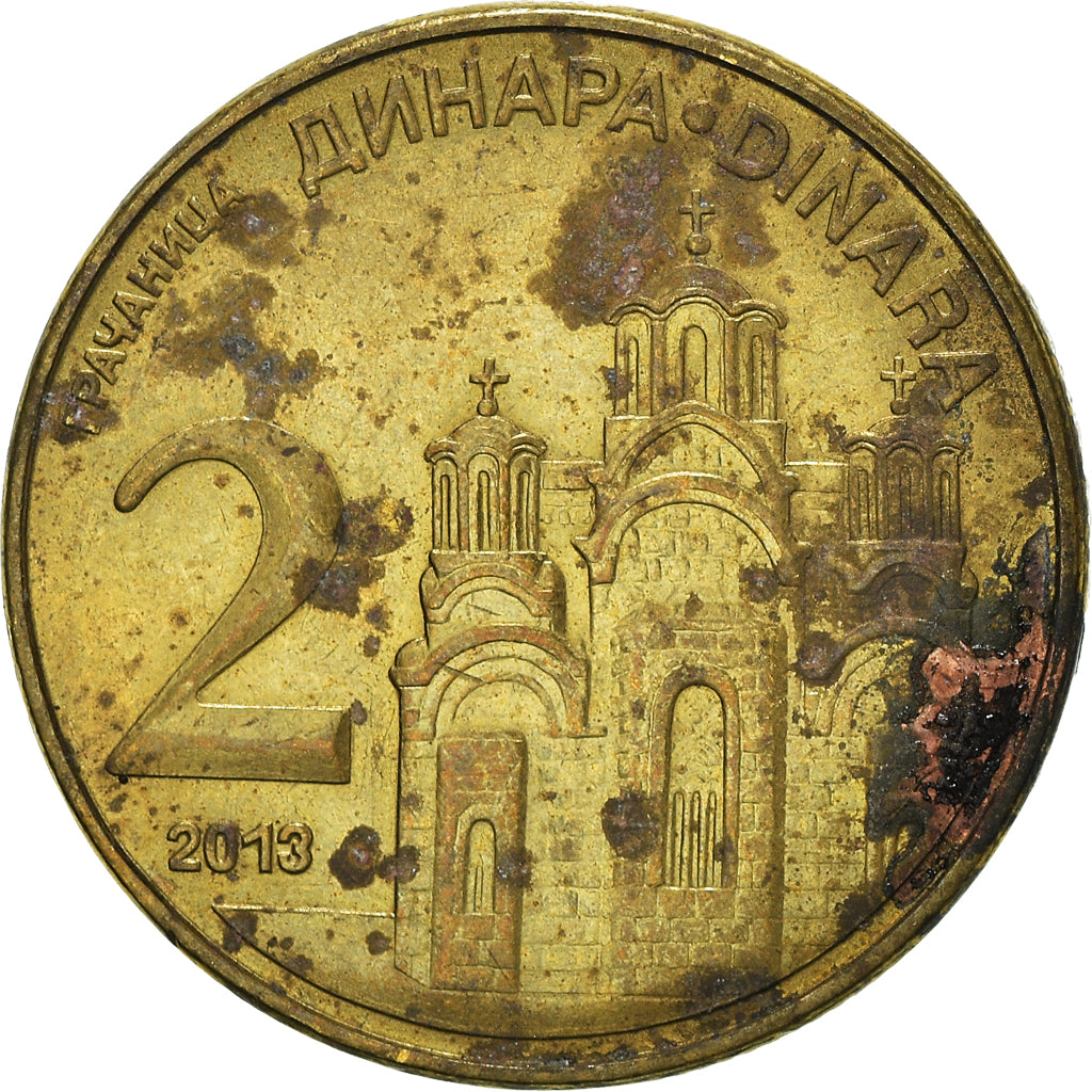 Munten, Servië, 2 Dinara, 2013