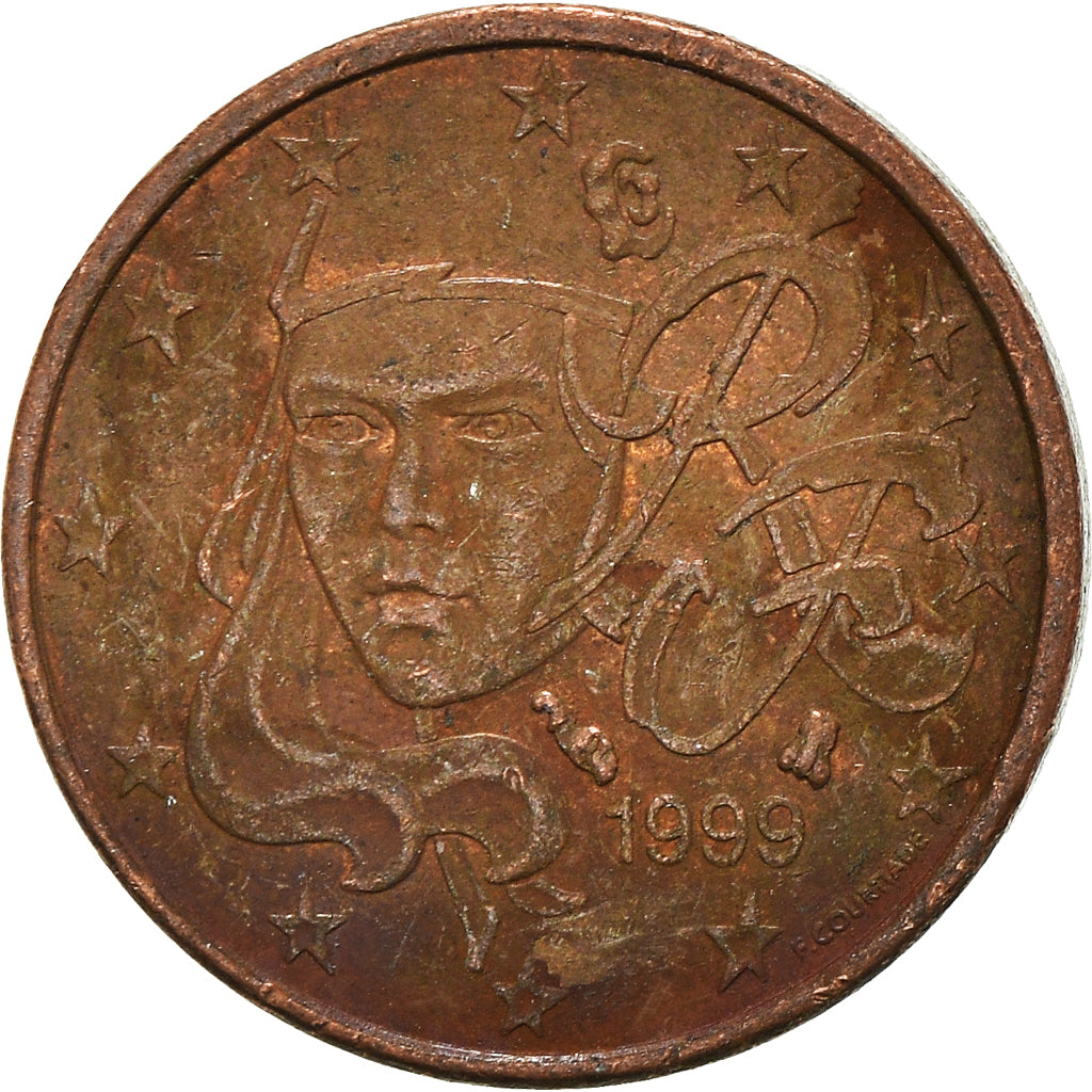 Coin, France, Euro Cent, 1999