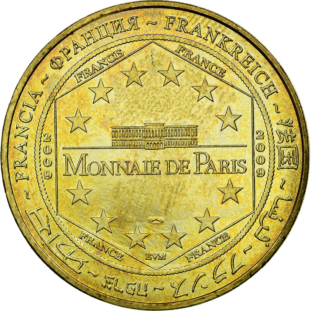 Frankrijk, Token, Tourist Token, 2009, Monnaie de Paris, UNC-, Cupro-nickel