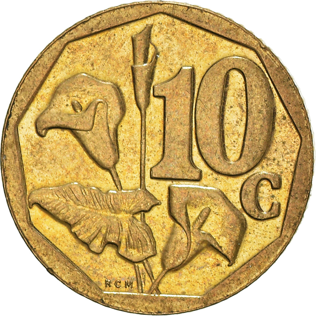 Moneta, Południowa Afryka, 10 Cents, 2005