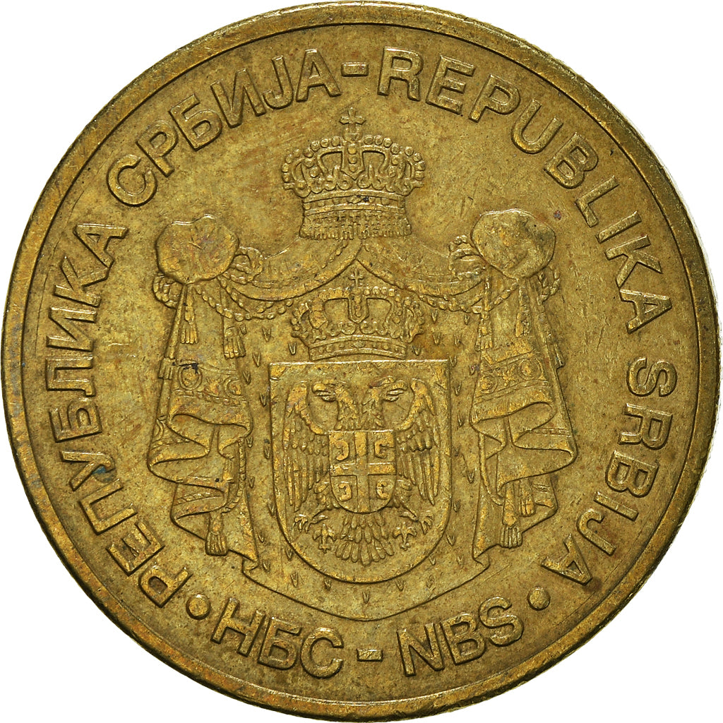 Monnaie, Serbie, 5 Dinara, 2009