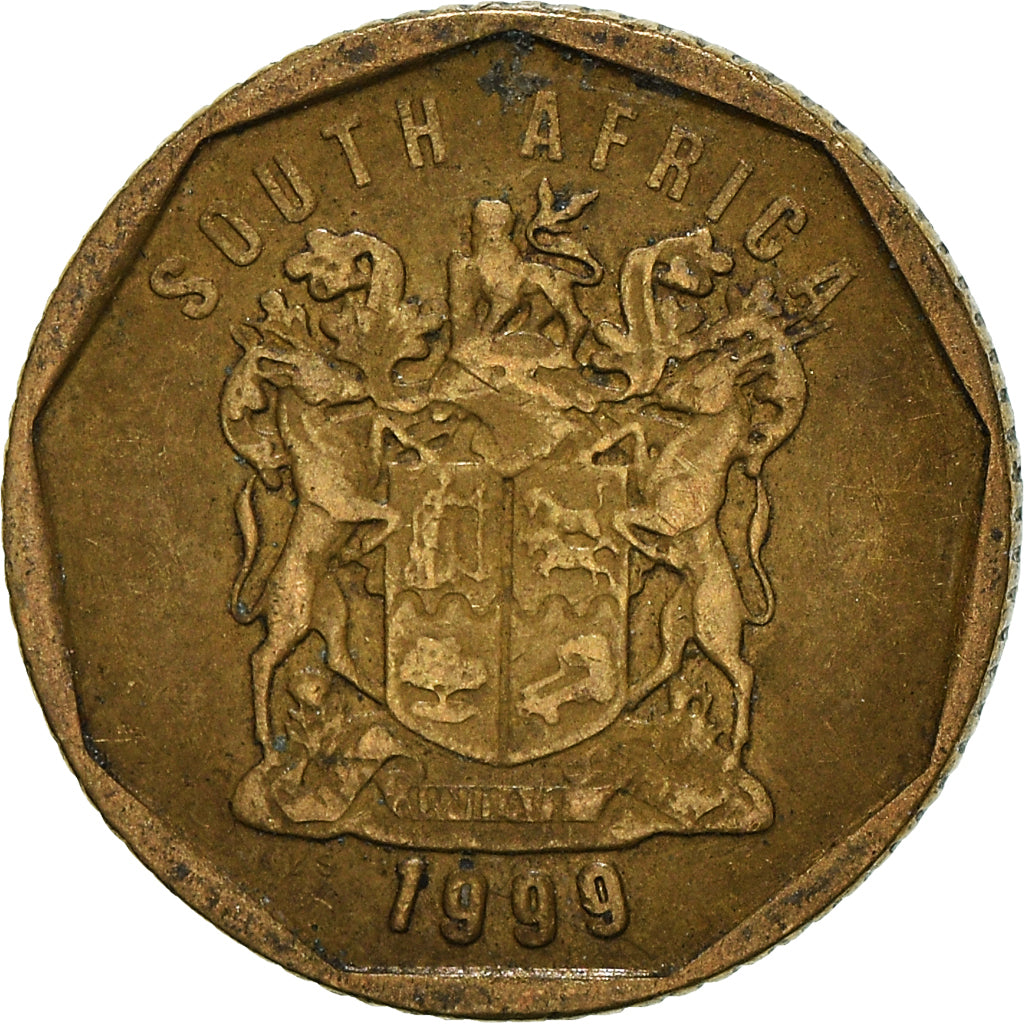Moneda, Sudáfrica, 10 Cents, 1999