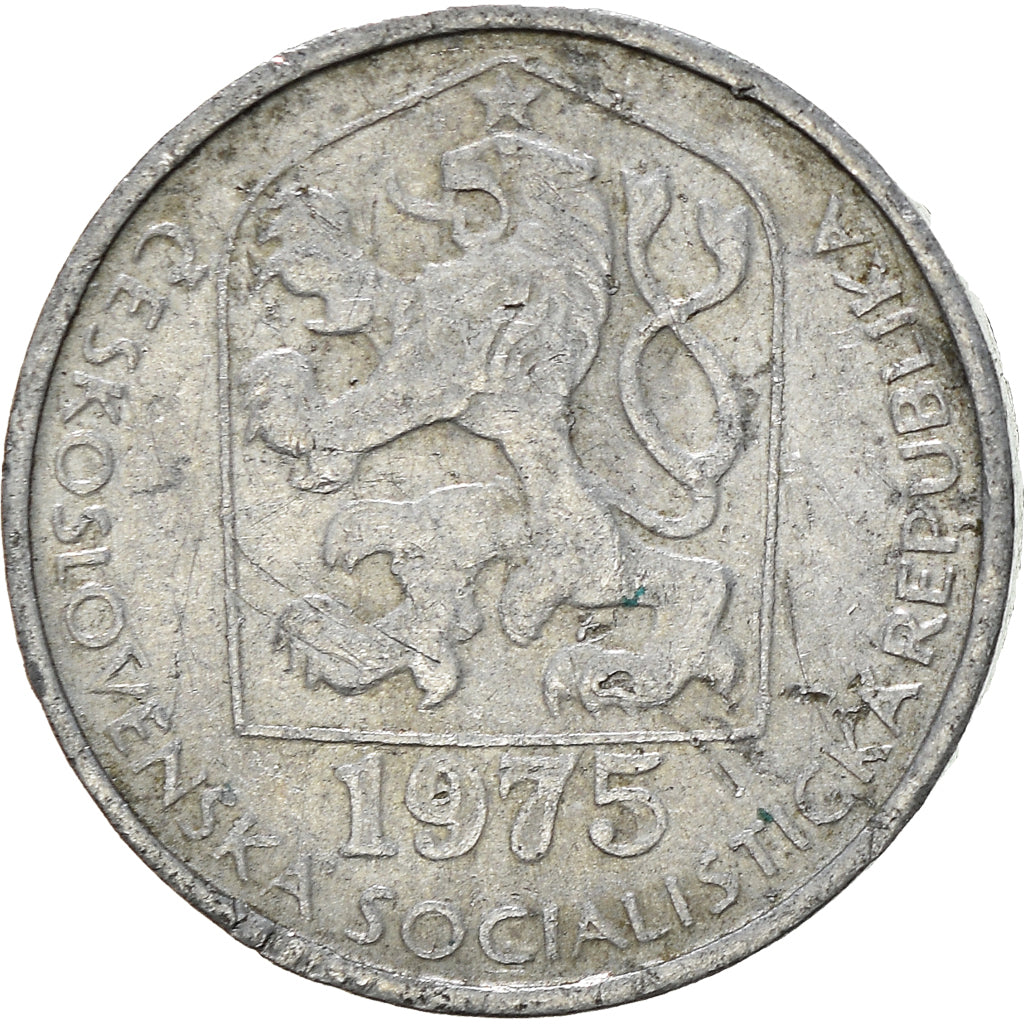 Moneda, Checoslovaquia, 10 Haleru, 1975