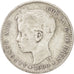 Monnaie, Espagne, Alfonso XIII, Peseta, 1900, Madrid, TB, Argent, KM:706