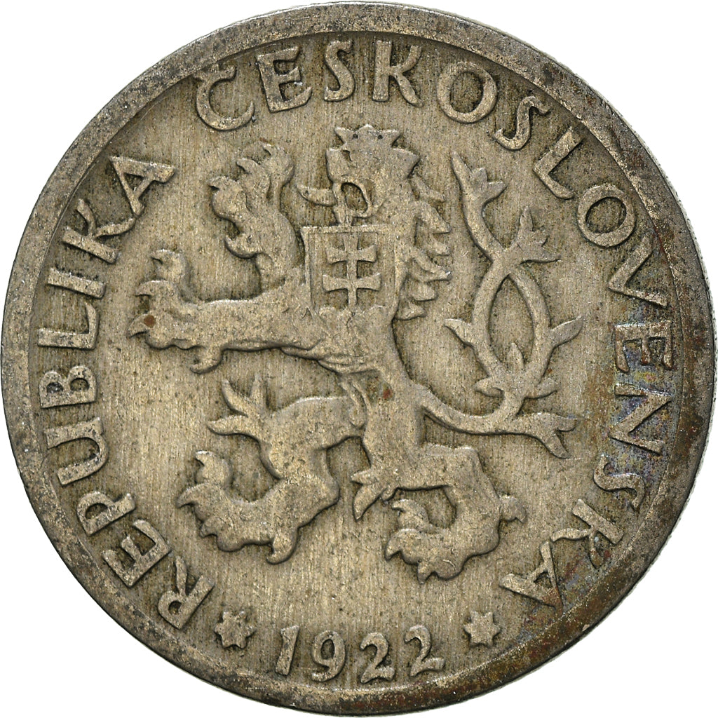 Coin, Czechoslovakia, Koruna, 1922