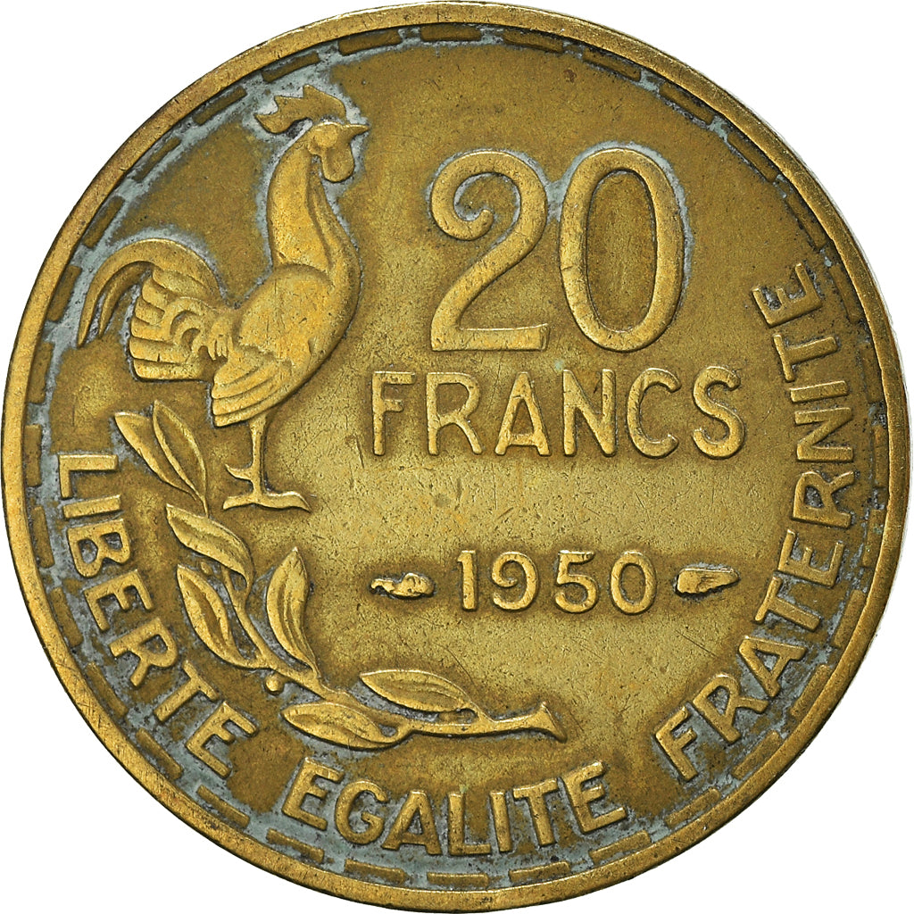 Moneta, Francja, 20 Francs, 1950