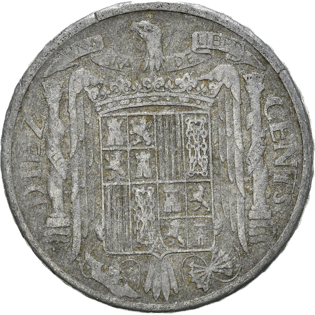 Coin, Spain, 10 Centimos, 1945