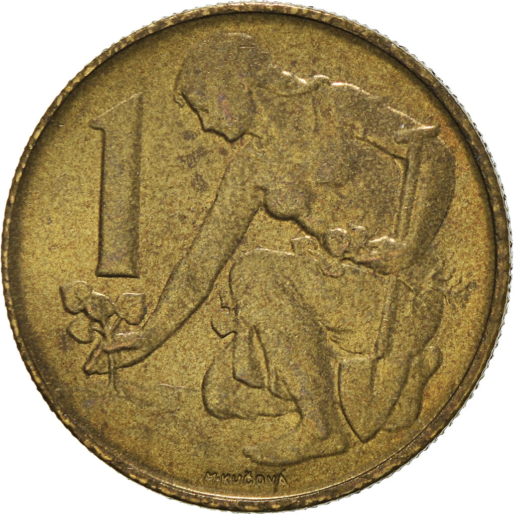 Coin, Czechoslovakia, Koruna, 1992