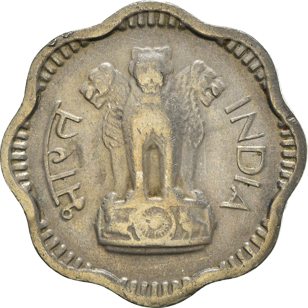 Munten, INDIAASE REPUBLIEK, 10 Naye Paise, 1961