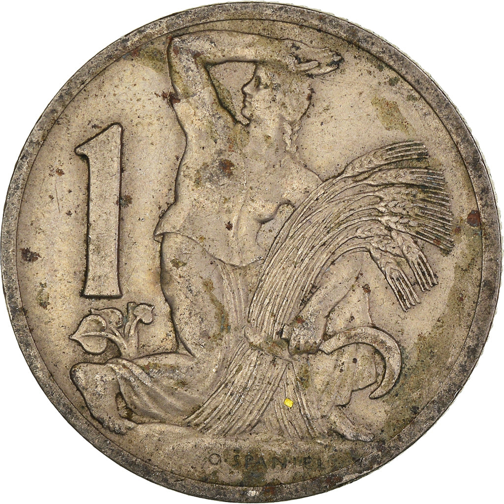 Monnaie, Tchécoslovaquie, Koruna, 1937