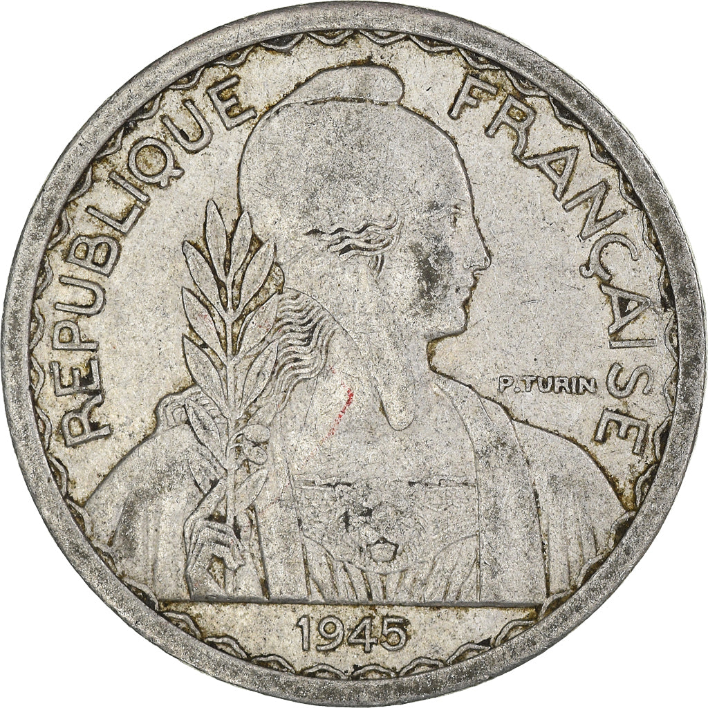 Coin, FRENCH INDO-CHINA, 20 Cents, 1945