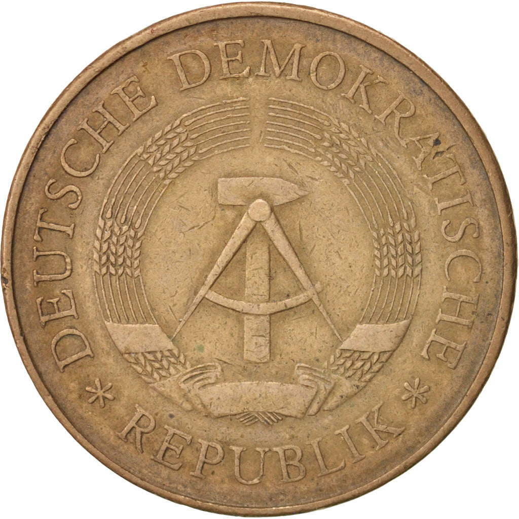Munten, DUITSE DEMOCRATISCHE REPUBLIEK, 5 Mark, 1969, ZF, Nickel-Bronze, KM:22.1