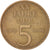 Moneta, NIEMCY - NRD, 5 Mark, 1969, EF(40-45), Nikiel-Brąz, KM:22.1