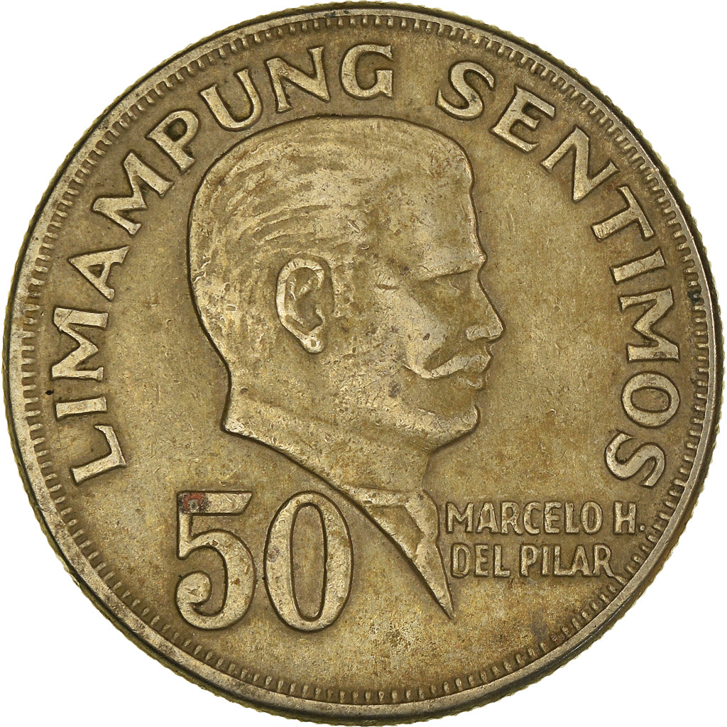 Coin, Philippines, 50 Sentimos, 1971