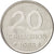 Moneda, Brasil, 20 Cruzeiros, 1983, EBC, Acero inoxidable, KM:593.1