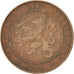 Coin, Netherlands, Wilhelmina I, 2-1/2 Cent, 1905, EF(40-45), Bronze, KM:134