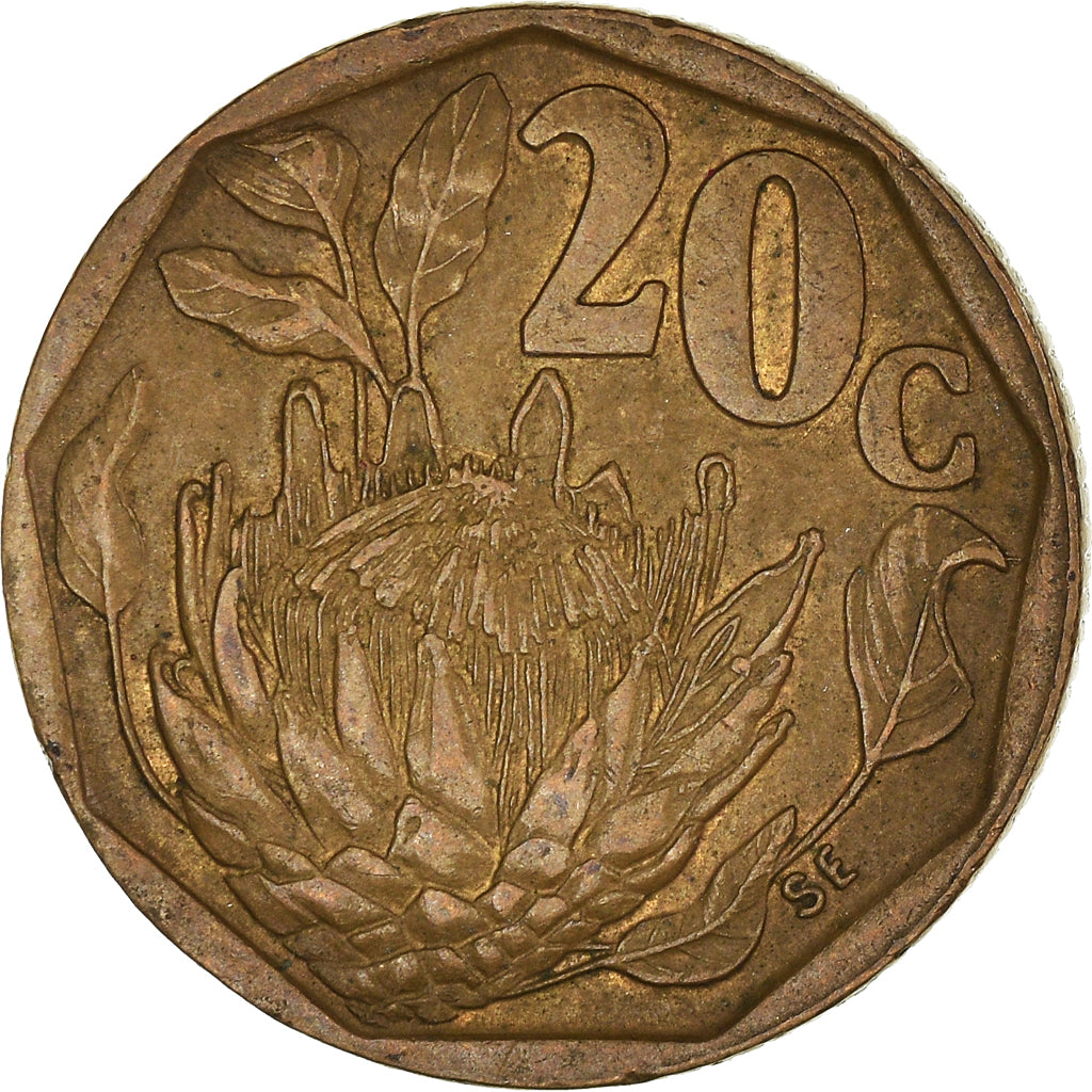 Moneta, Południowa Afryka, 20 Cents, 1994