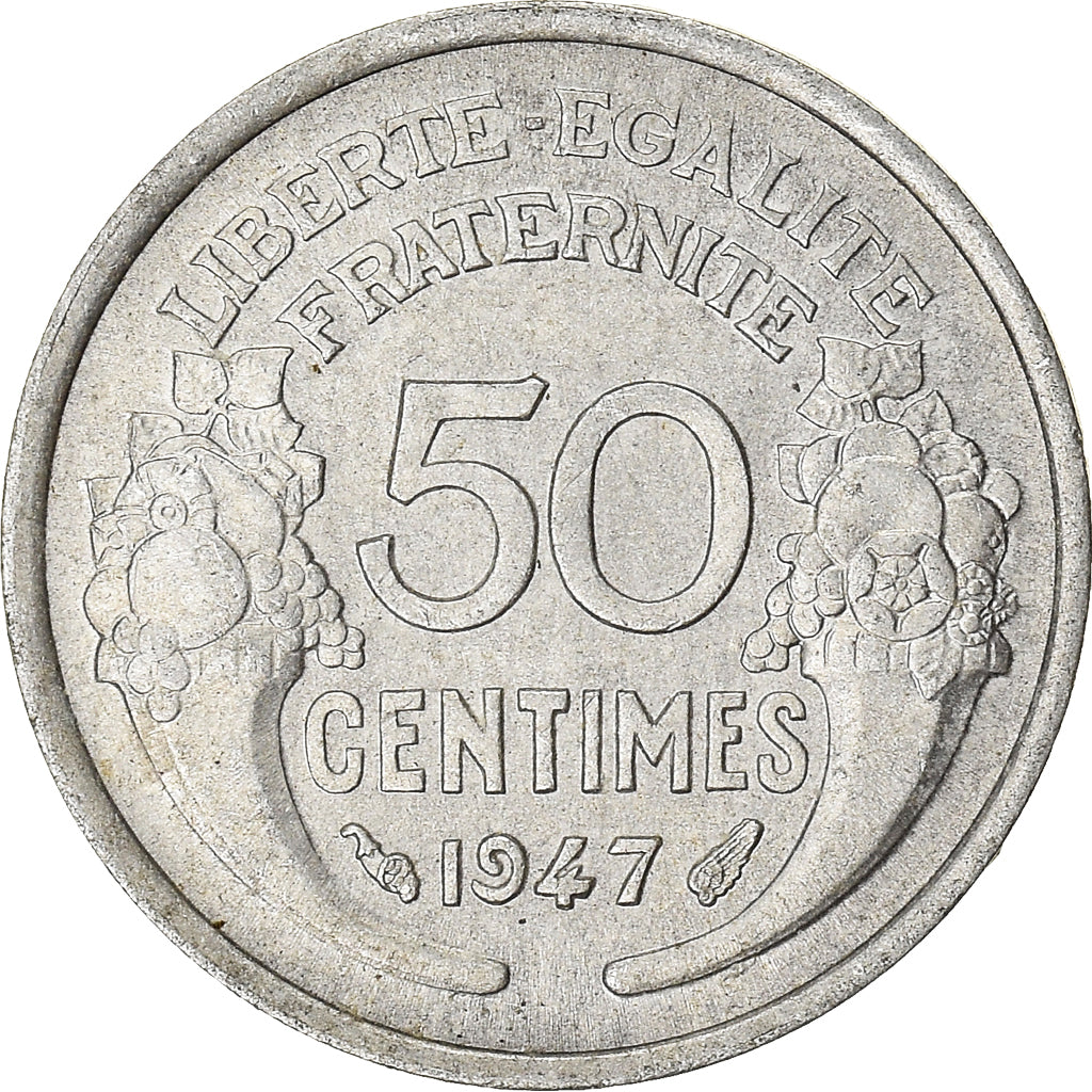 Monnaie, France, 50 Centimes, 1947