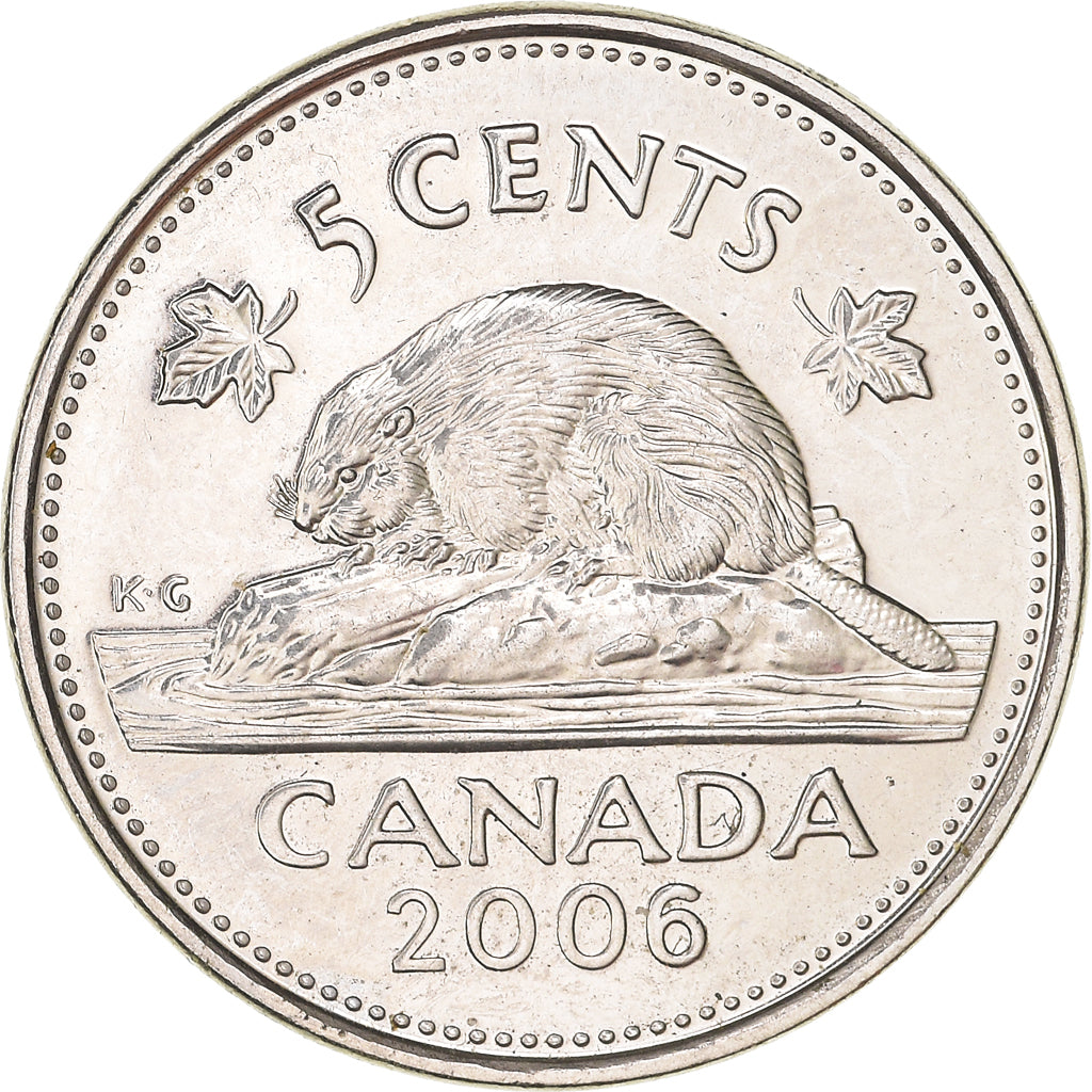 Monnaie, Canada, 5 Cents, 2006