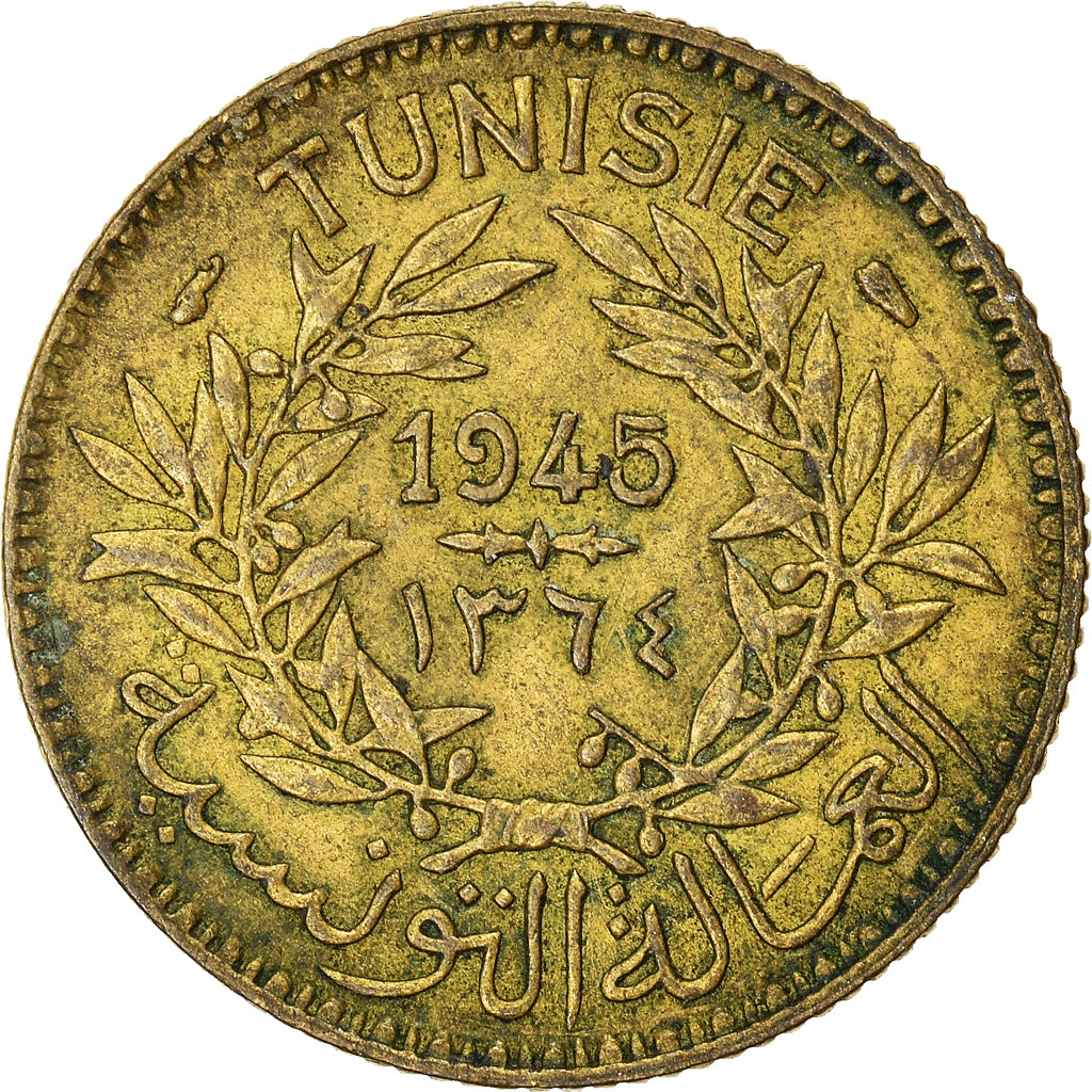 Moeda, Tunísia, Franc, 1945