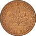 Coin, GERMANY - FEDERAL REPUBLIC, 2 Pfennig, 1979, Stuttgart, EF(40-45), Copper