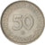 Coin, GERMANY - FEDERAL REPUBLIC, 50 Pfennig, 1972, Munich, AU(55-58)