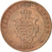 Moneta, Stati tedeschi, SAXONY-ALBERTINE, Johann, 5 Pfennig, 1869, MB+, Rame