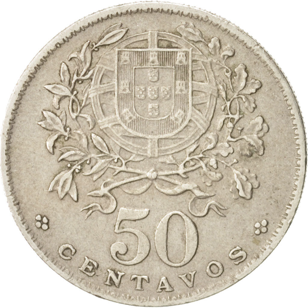 Coin, Portugal, 50 Centavos, 1967, EF(40-45), Copper-nickel, KM:577