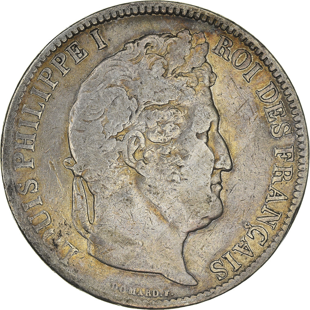 Coin, France, Louis-Philippe, 5 Francs, 1831, Marseille, VF(20-25), Silver